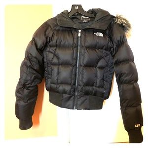 Black North Face 550 coat